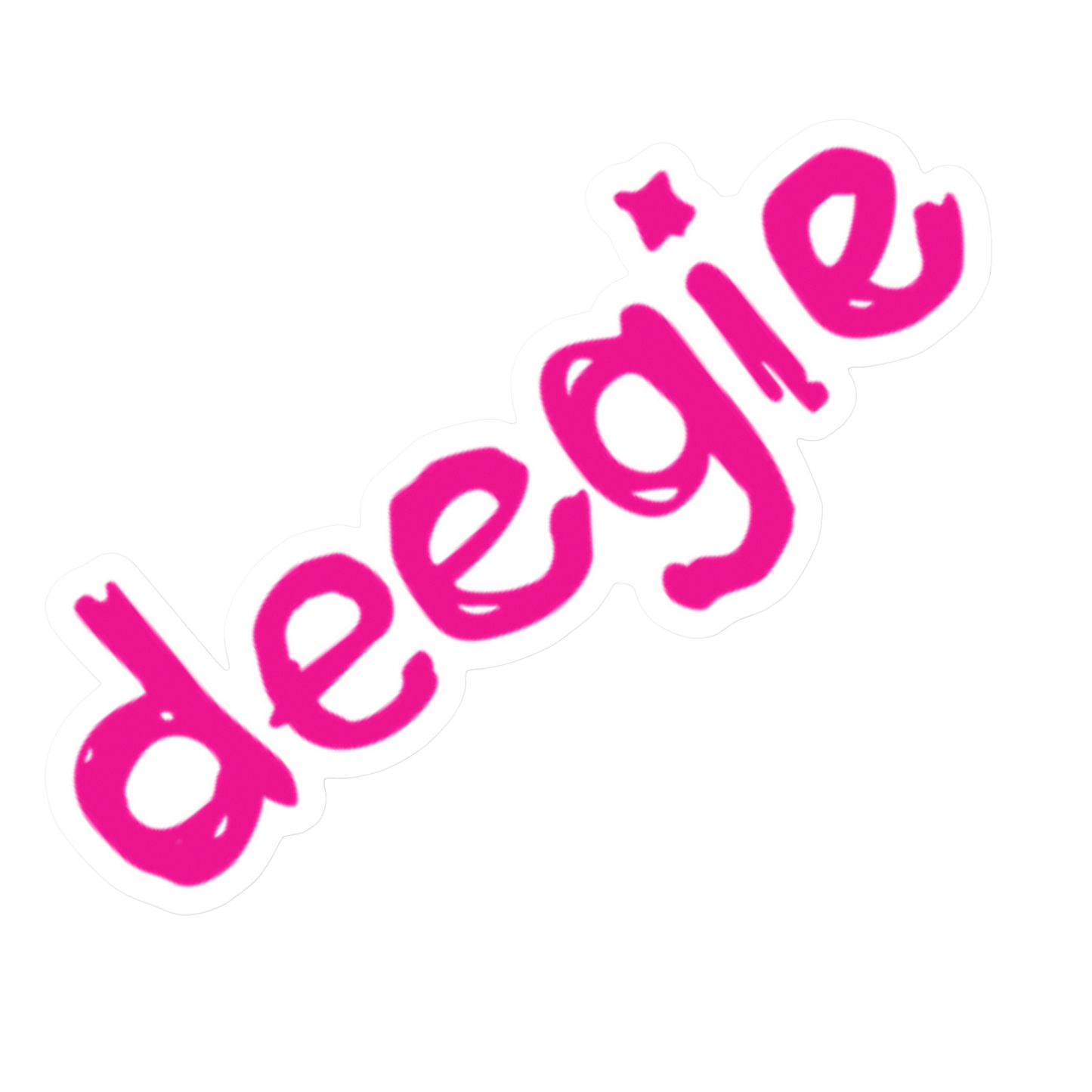 Small deegie Sticker